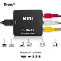 Новый конвертер Kebidu HDMI Pro из HDMI в AV (RCA), 1080p, оригинал