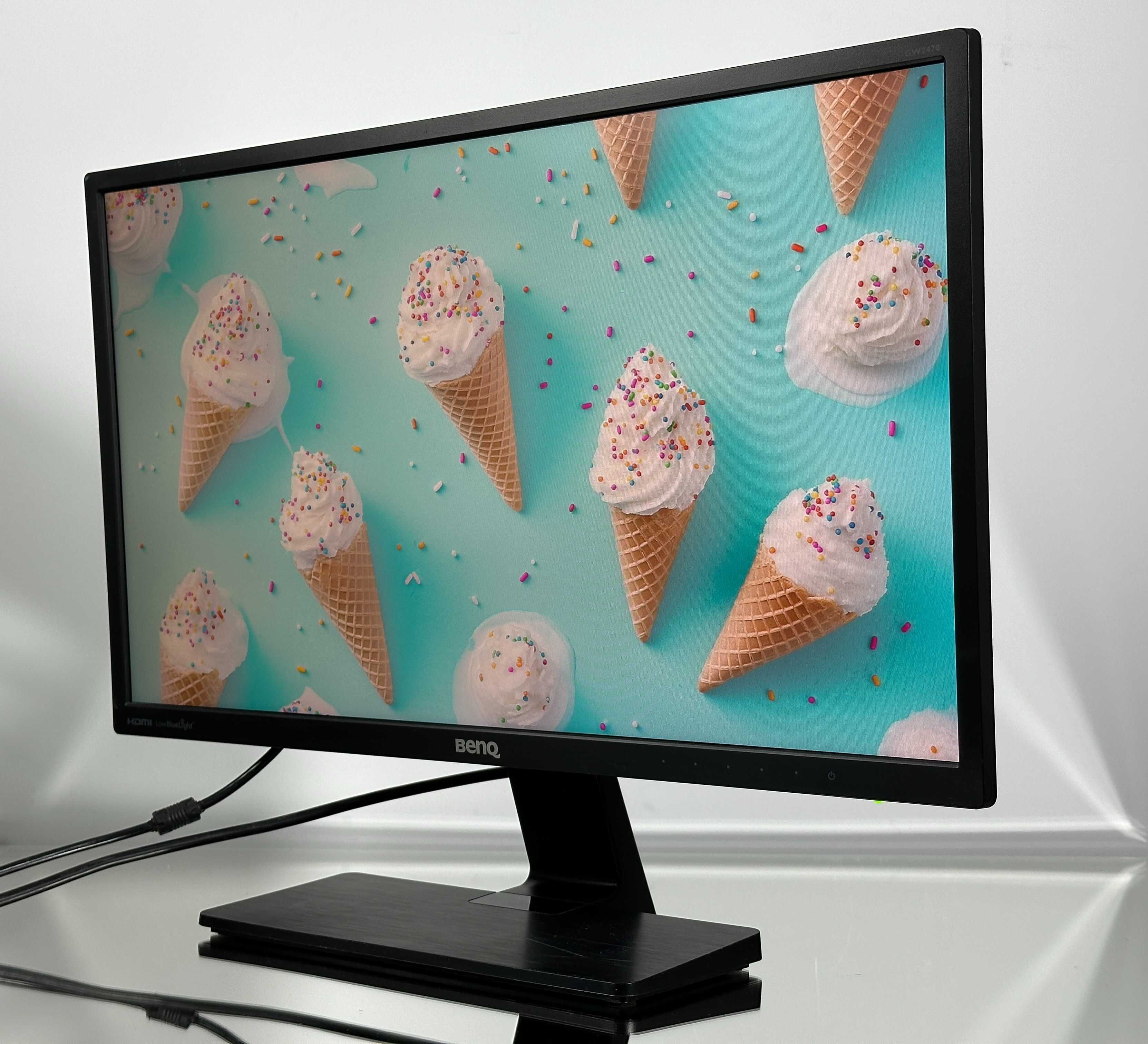 Zanurz się w detalu z Monitorem BENQ GW2470HL 1920x1080 (FHD) 23,8''VA