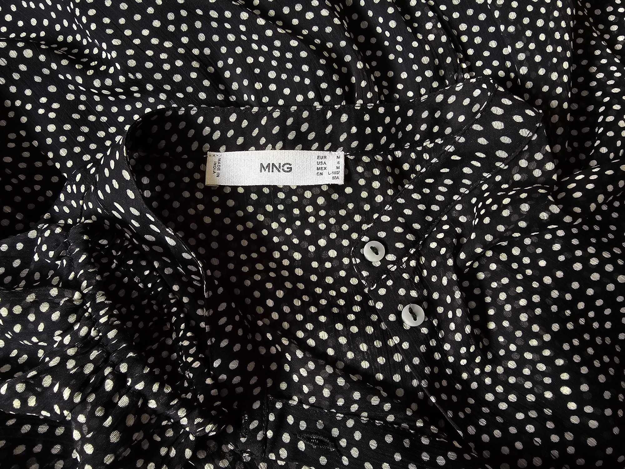 Sukienka w grochy długa Mango r. 38