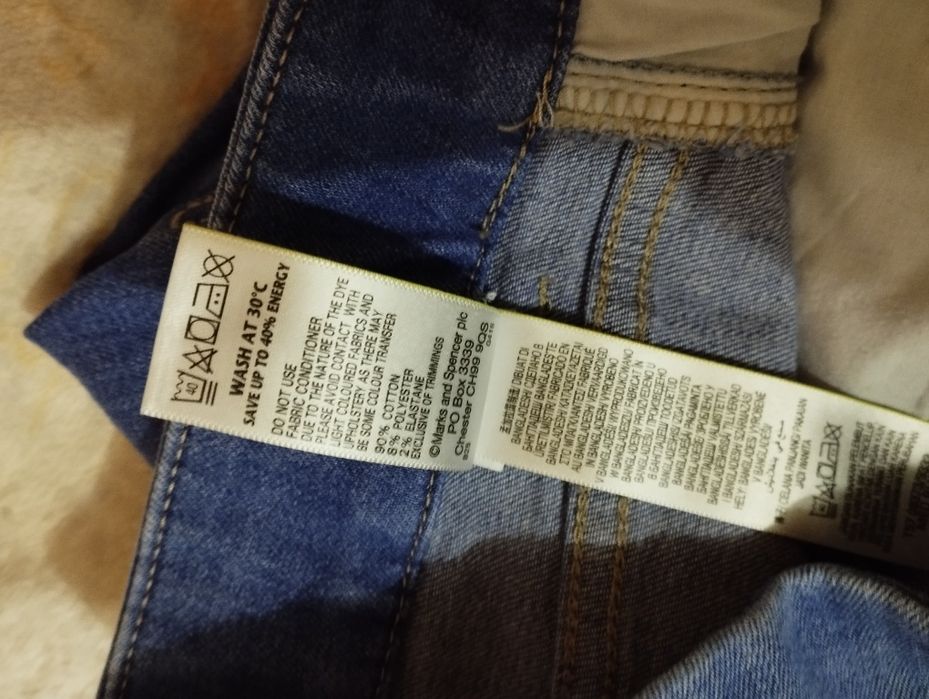 Джеггінси жіночі сині,розмір 12(40) на 46-48розмір від M&S