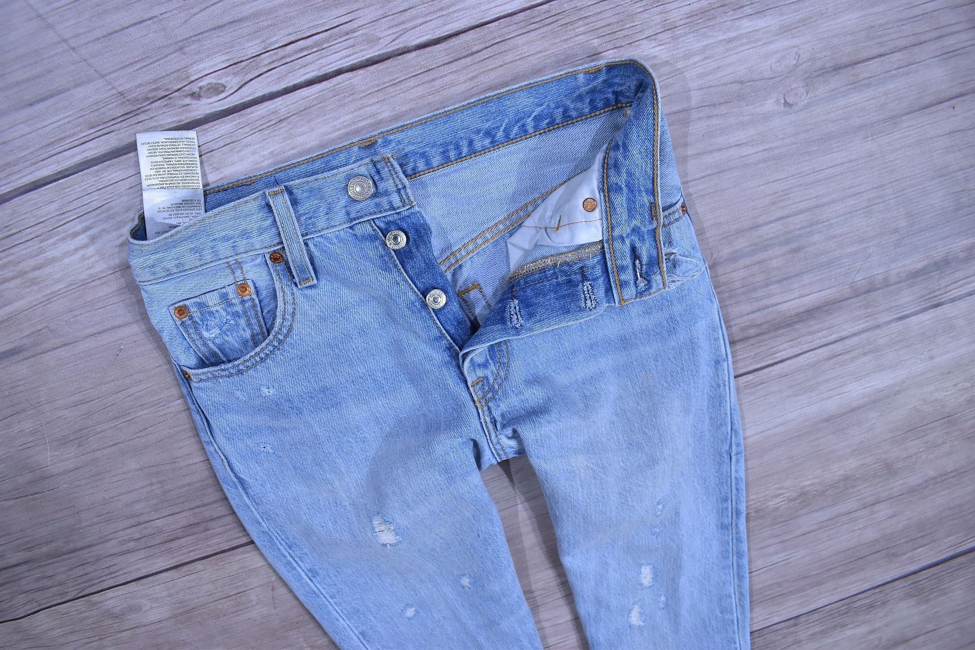 LEVIS 501 Skinny Jeansy Damskie Spodnie W23 L30