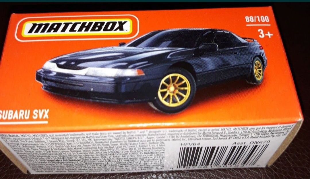 Matchbox Subaru SVX w pudełku czarny