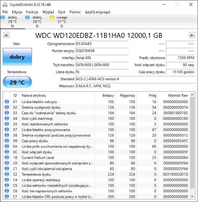 Dysk 12tb Western Digital WD (9sztuk)