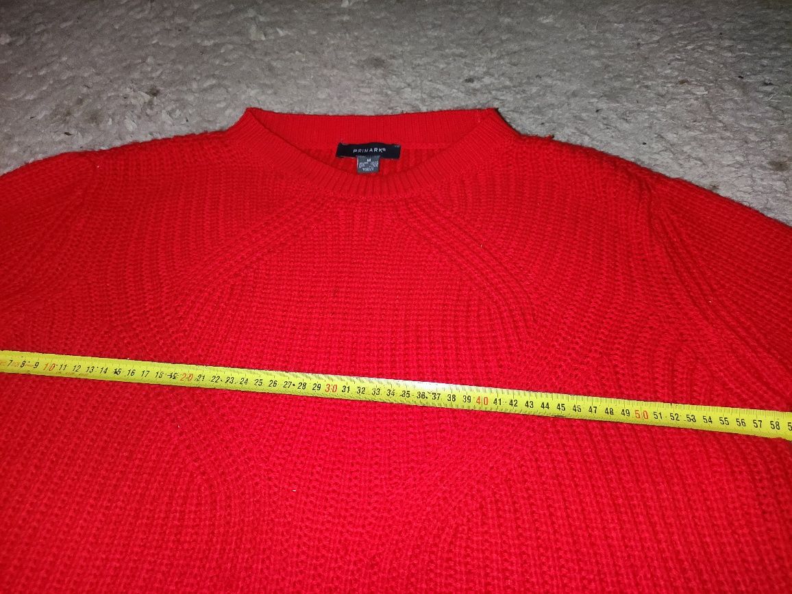 Sweter czerwony Primark rozmiar M