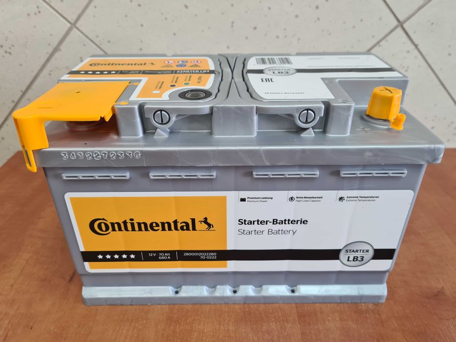 Warszawa - Akumulator Continental 12V 70Ah / 680A - Klasa Premium L2