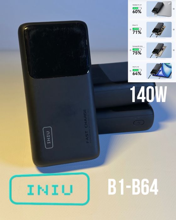 PowerBank INIU (ОПТ та Роздріб - Нові та Без упаковок)