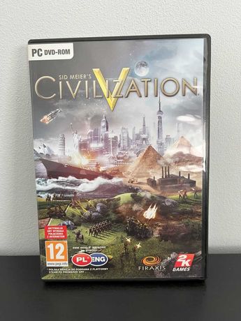 Pudełko z grą PC Civilization 5 V - wydanie premierowe z plakatem