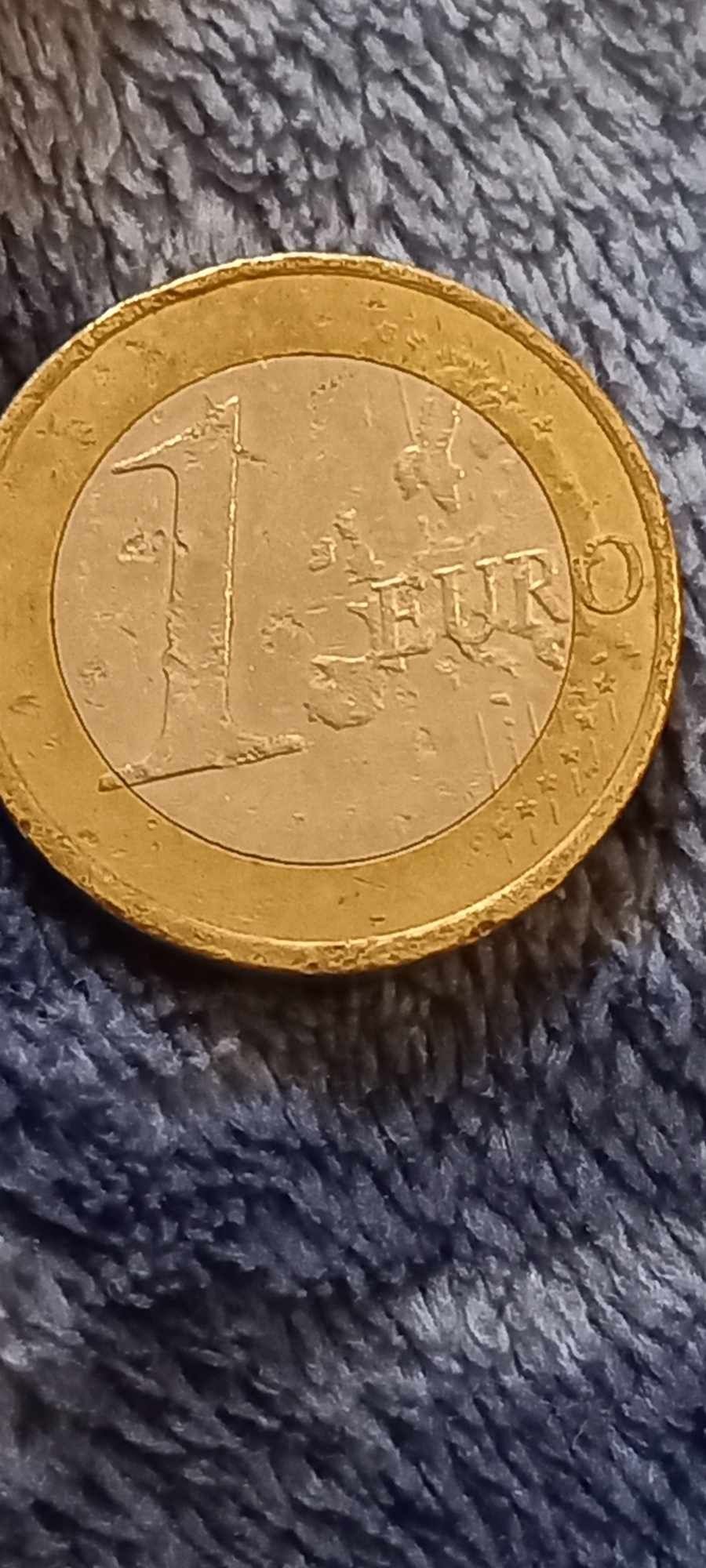 Moeda  de 1 euro.