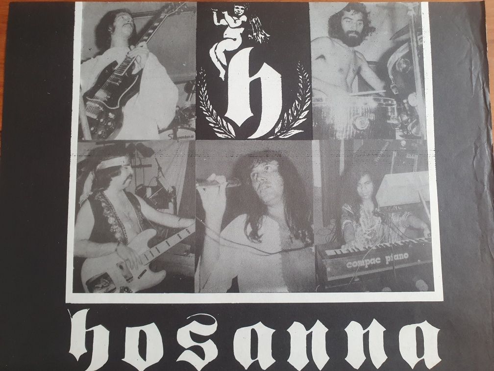 Poster Hosanna anos 70 Rock Português