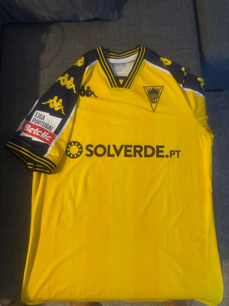 Camisola Estoril utikizada em jogo