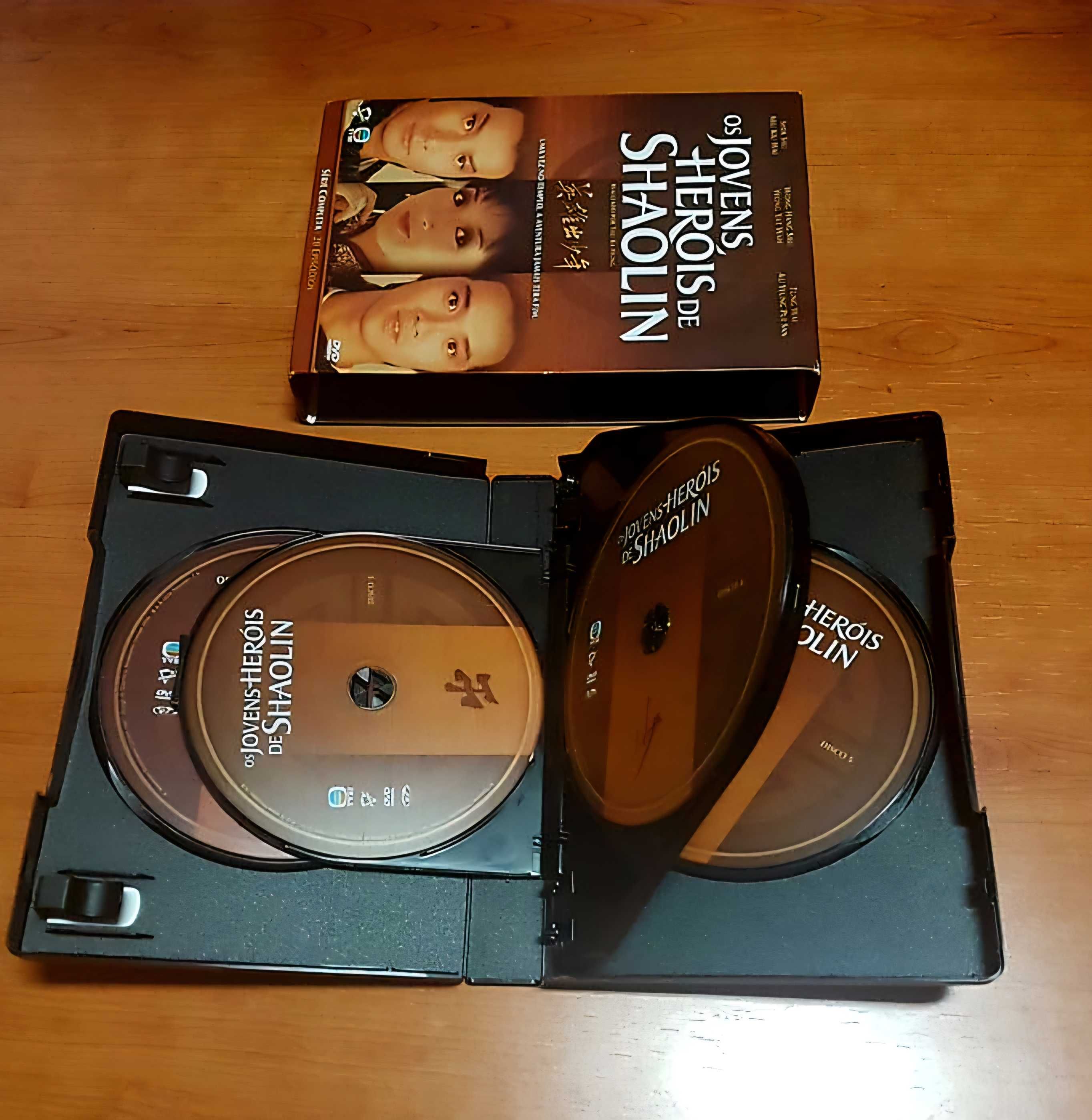 OS JOVENS HERÓIS DE SHAOLIN -Série Mítica Completa/20Episódios/5Discos