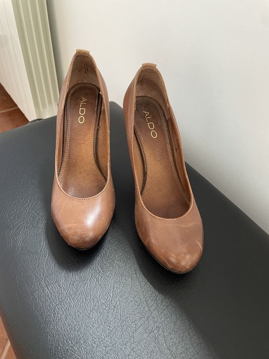Sapatos de salto Aldo em pele 39