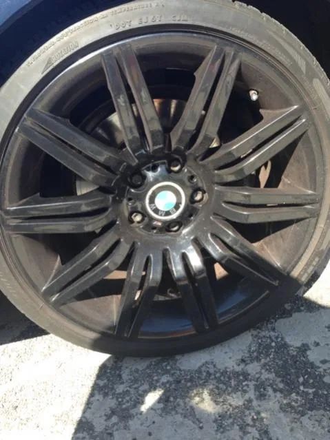 BMW 5 E61 E60 aluFELGa 19 M PAKIET 9,5 et32 is32 styl wzór 172 SPIDER 8036949 ORYGINAŁ uszkodzona