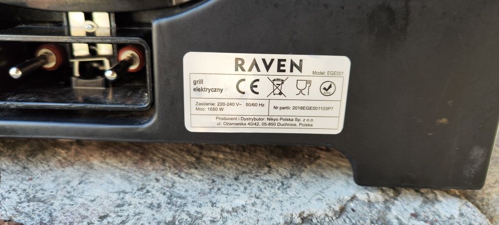 Grill elektryczny Raven