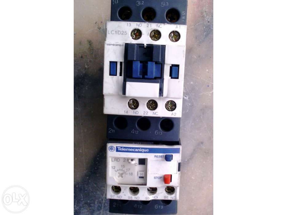 Contactor telemecanique Schneider LC1 D18 , LC1 D25, LP1, CDA