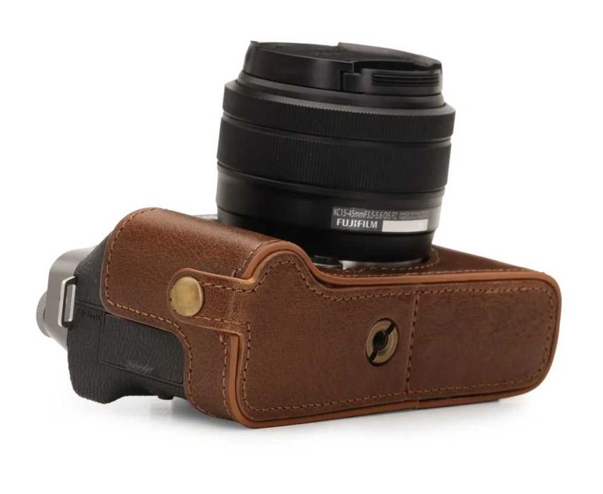Capa Fujifilm XT200 em pele NOVA