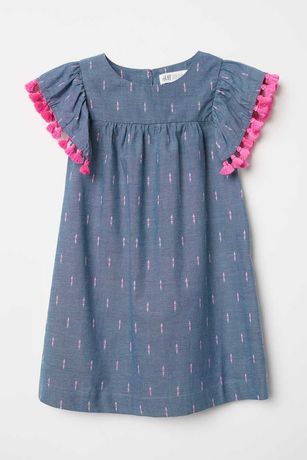 Яркое летнее платье H&M (НМ, Англия) для девочки 8-10 лет