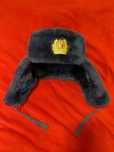 Czapka zimowa oficerska policji ZSRR. Rozmiar 58. 1991.