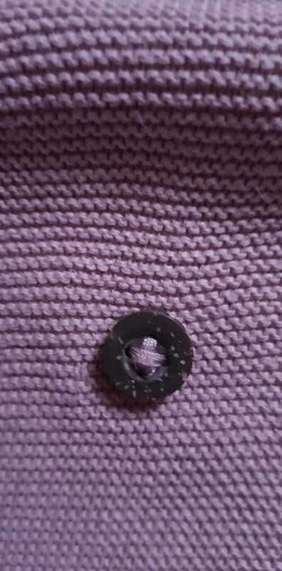 Liliowy sweterek zapinany 74/80 lupilu pure
Sweter dla dziewczynki