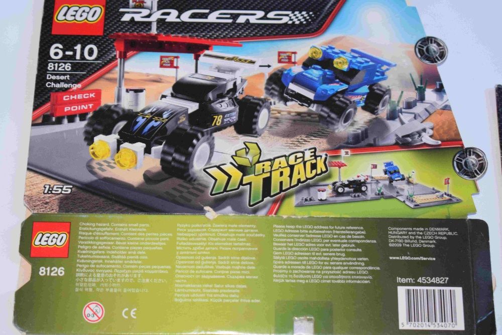 Stary zestaw Lego 8126 Racers