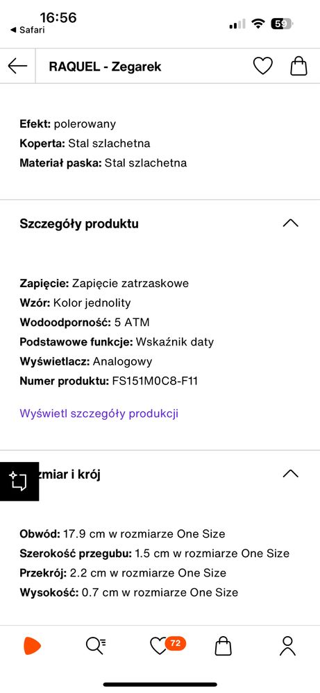 Zegarek fossil ES5220