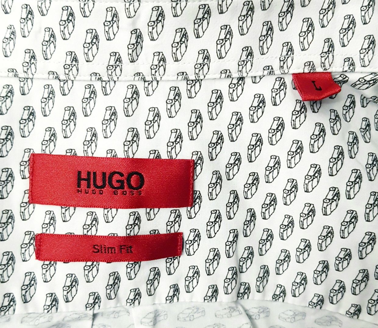 Hugo Hugo Boss Red Slim Fit męska koszula rozmiar L