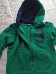 Bluza z kapturem zielona Lupilu 98/104