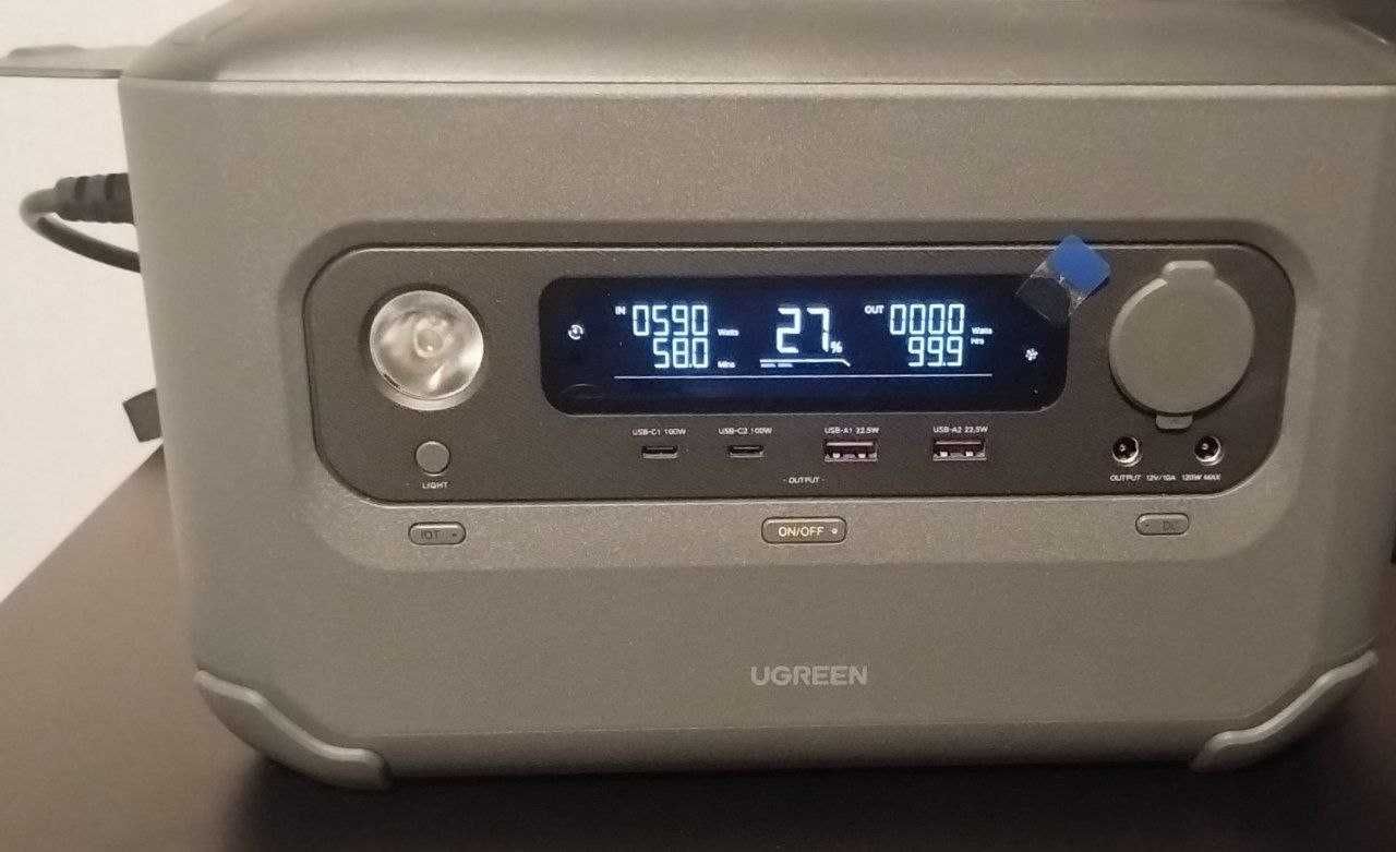 Бесшумная зарядная станция Ugreen GS600 600-1200Вт 680Втч ИБП UPS