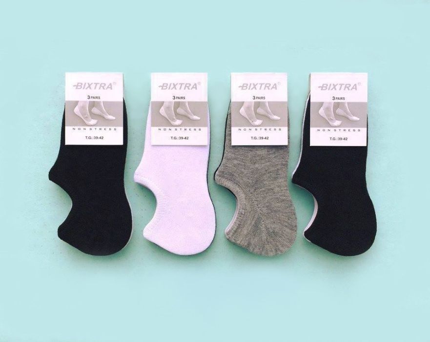 Skarpetki zestaw 12 par Stopki Bawełna rozmiar 43-46