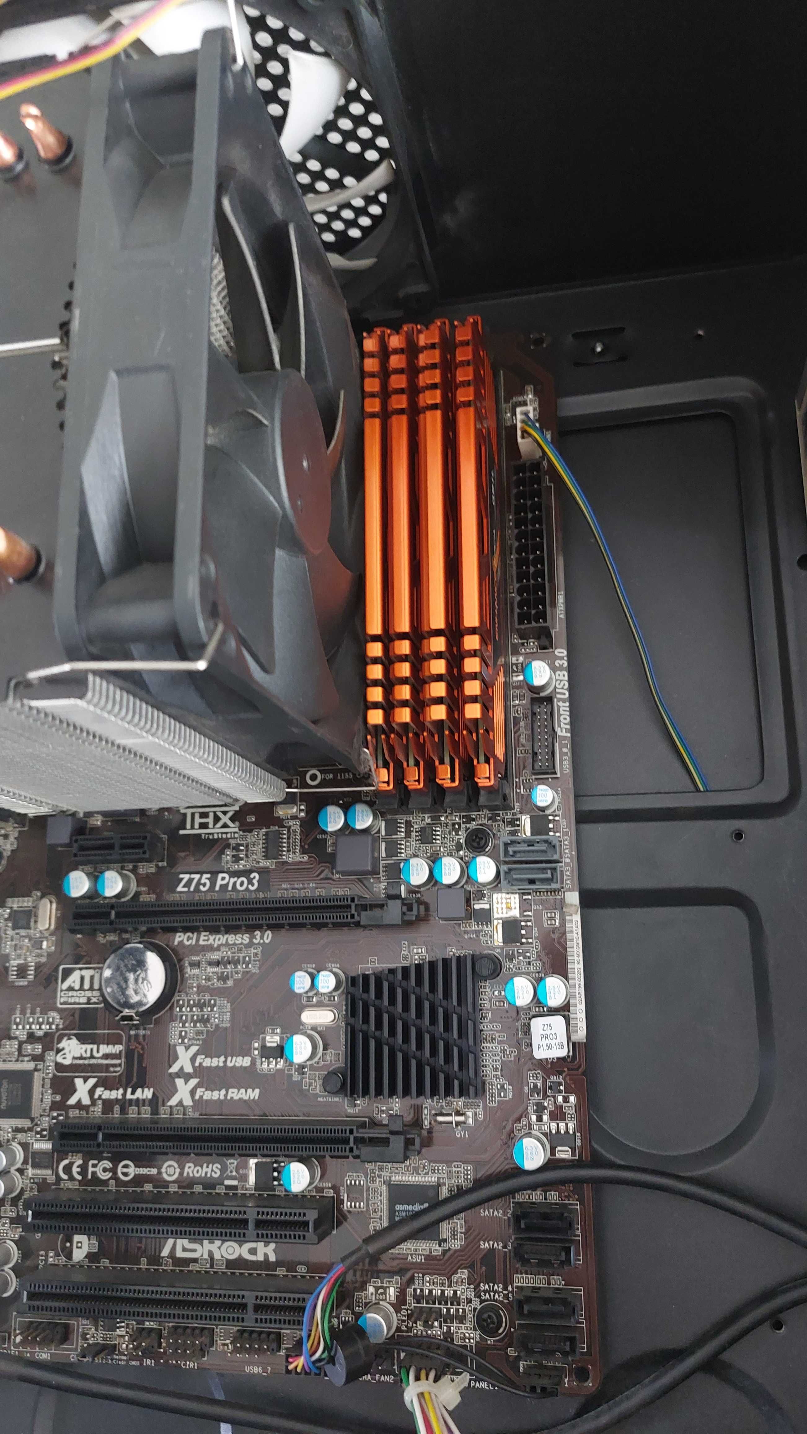 I7 3770k, Silentium Fortis 2  Asrock z75 Pro 3, Ram Geil 4x4Gb