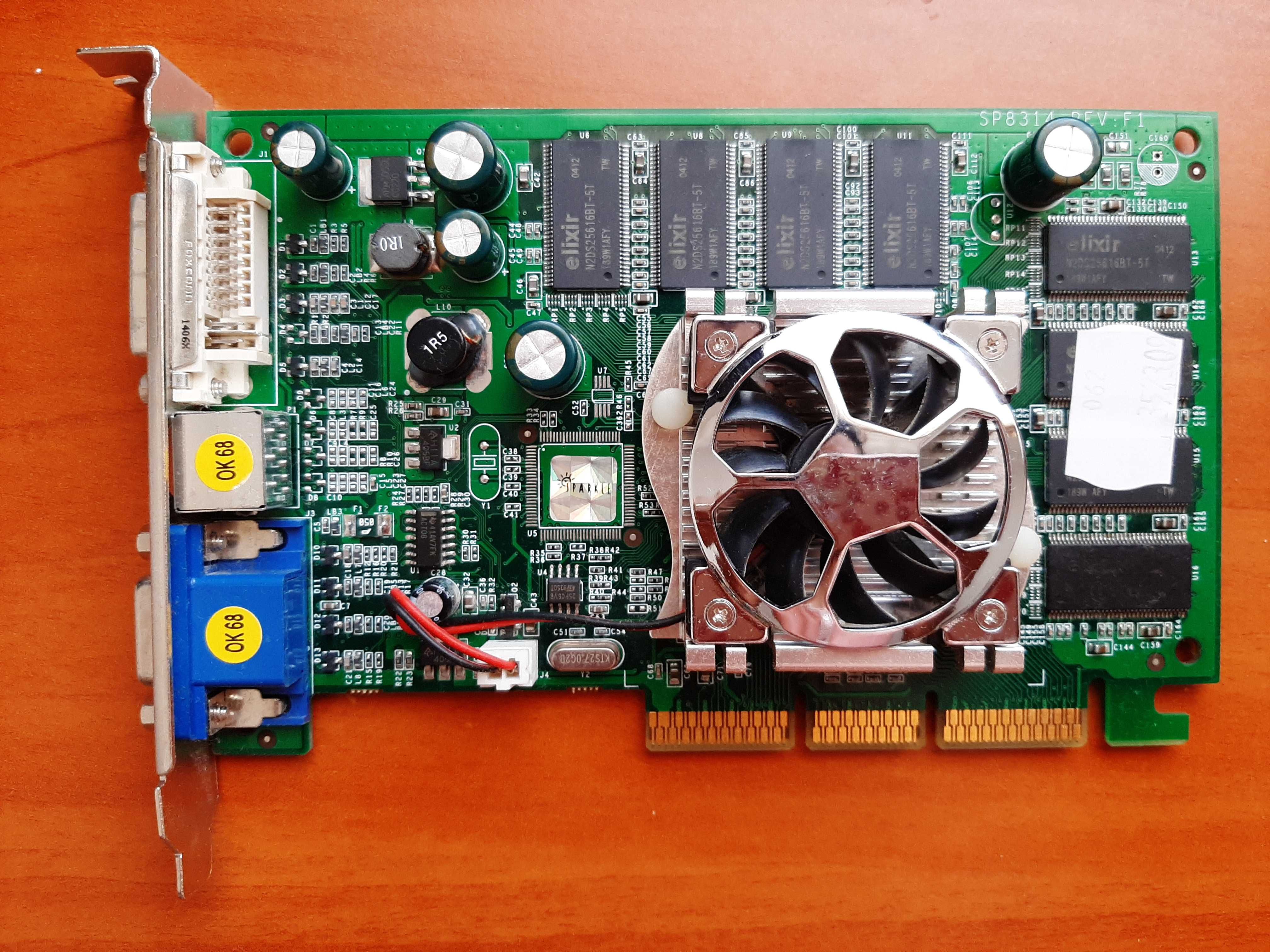 nVIDIA GeForce FX5200 (SP8314) AGP (estado desconhecido)