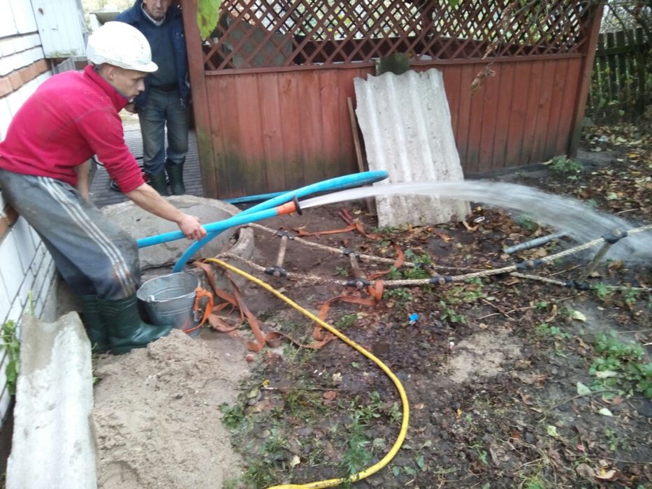 Studnie Głębinowe. Kregowe Renowacja pogłębianie i czyszczenie studni