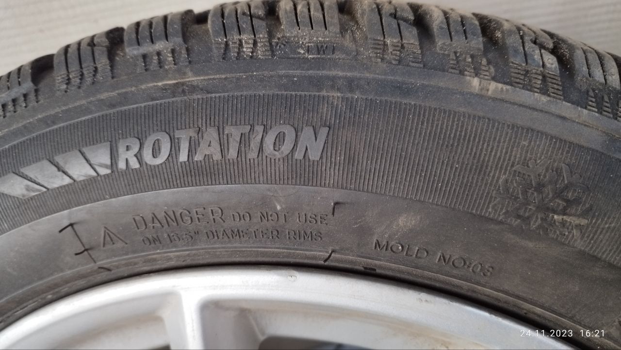 Титани на зимовий покришках 205/55R16