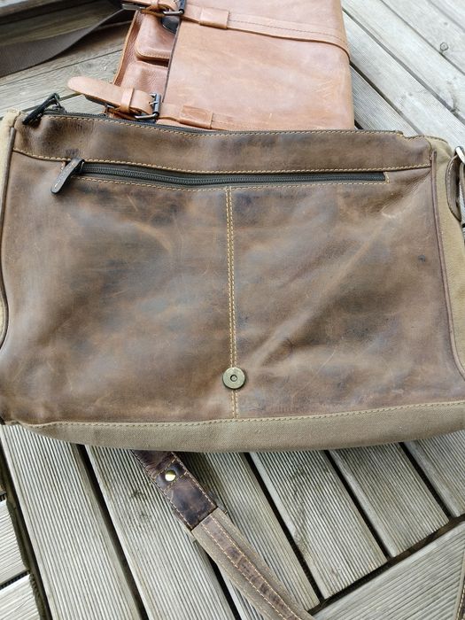 Torba skórzana duża