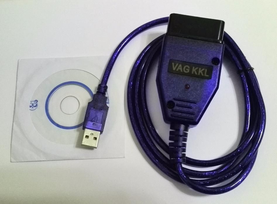Cabo KKL VAG-COM 409.1 Interface USB OBD2 diagnóstico centralina ECU