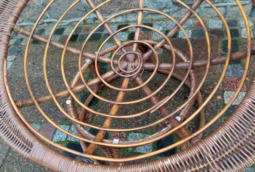 Zestaw wypoczynkowy z wikliny