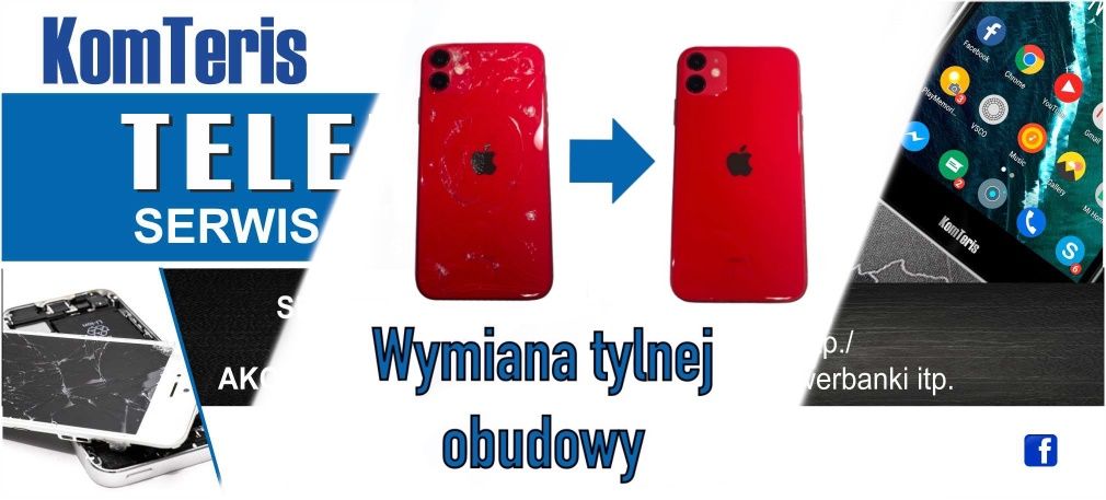 Iphone 13 pro Wymiana tylnej klapki obudowy szkła montaż w cenie