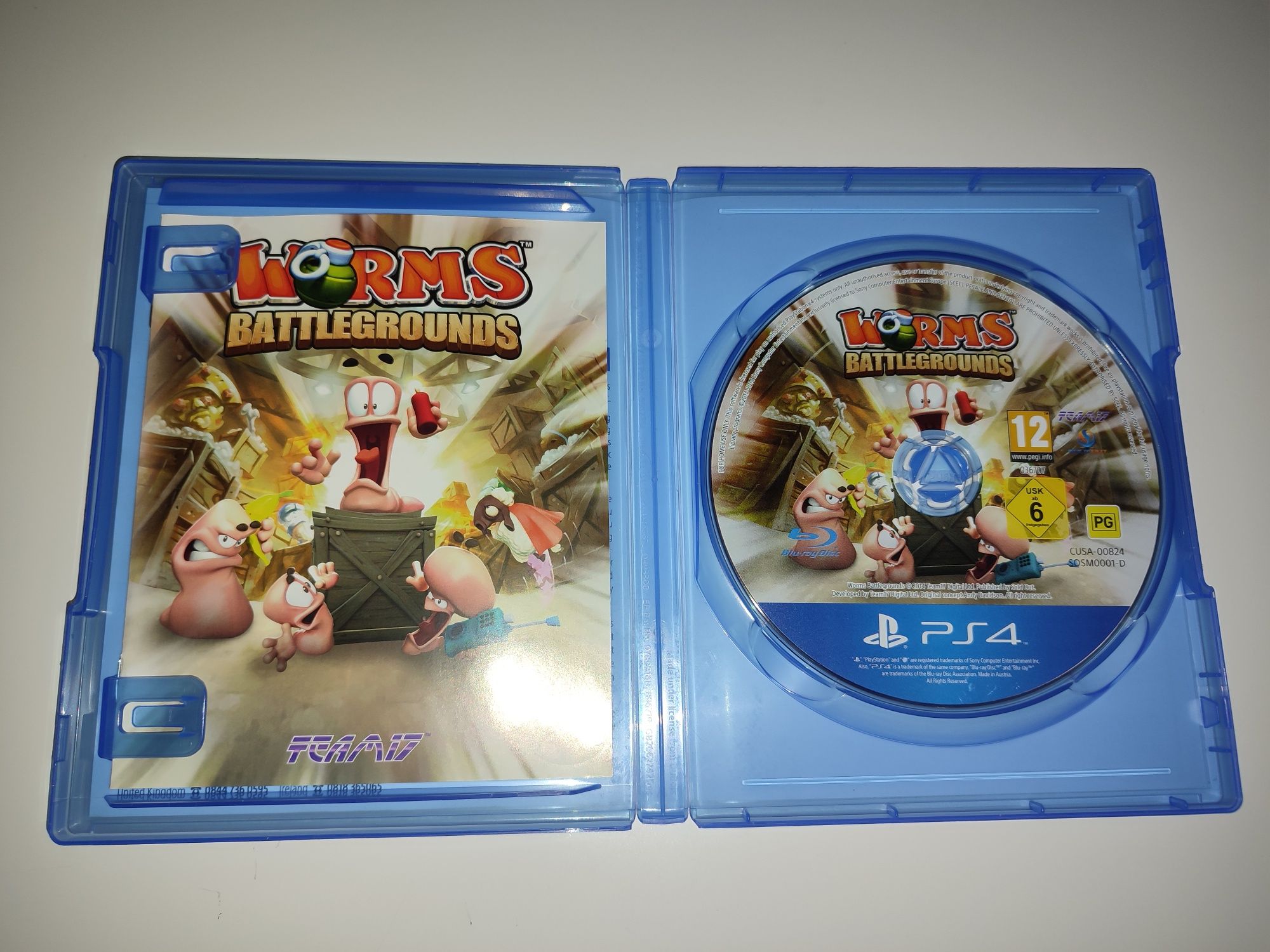 Gra Ps4 Worms Battlegrounds gry PlayStation 4 Sniper GTA V UFC Crash