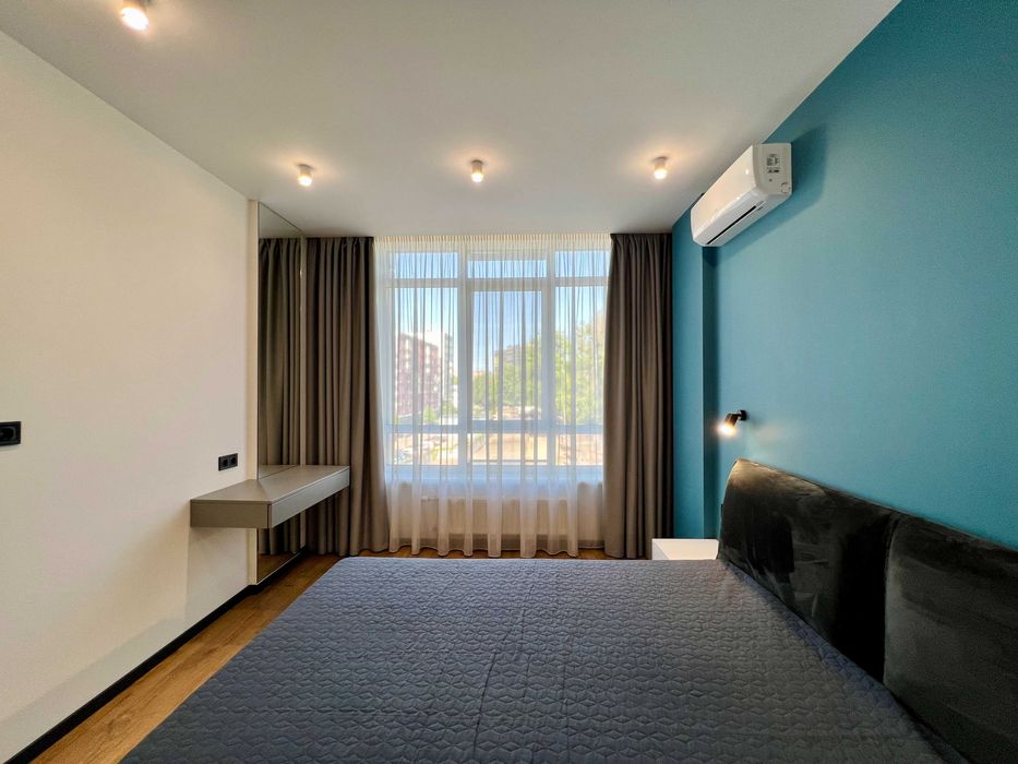 Гармонійна 1-кім 44м2 з двостороннім плануванням в ЖК Республіка