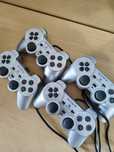 PS2 pad Srebrny Silver