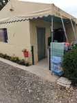 Roulote com avançado  fixo