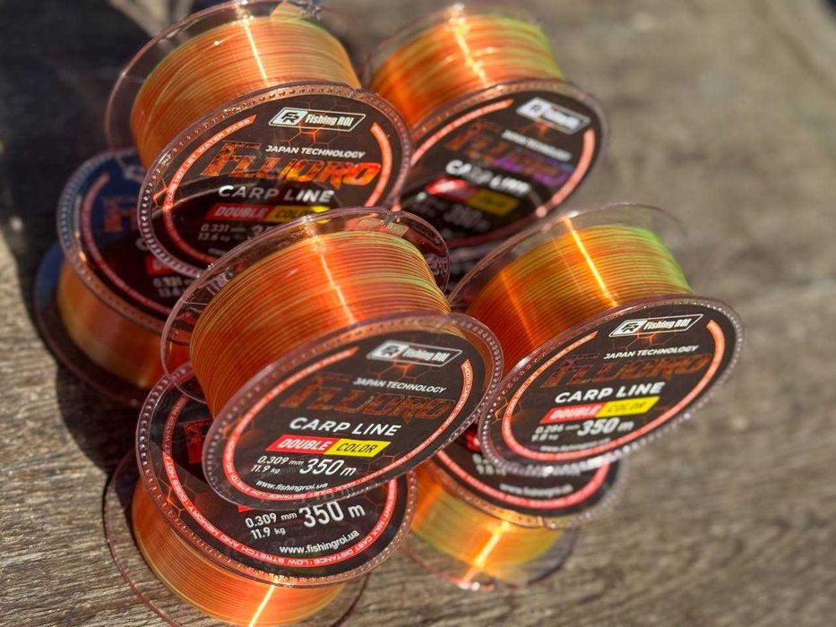 Ліска коропова FR Флюороефект Double Color 0.286/0,309/0,331/0,37мм