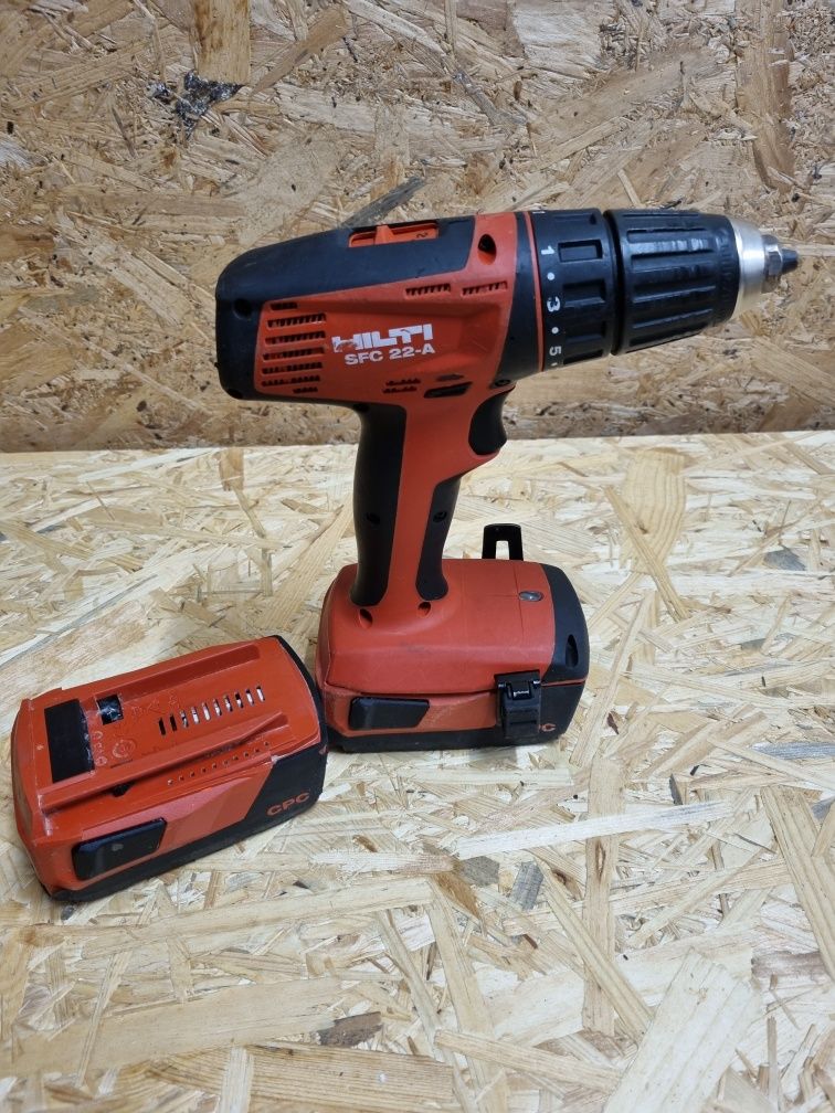 Wkrętarka Hilti SFC 22-A i 2x Aku 4.0Ah super stan bosch makita