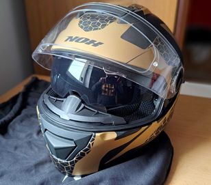 kask motocyklowy NOX YH-FF965 praktycznie nowy M