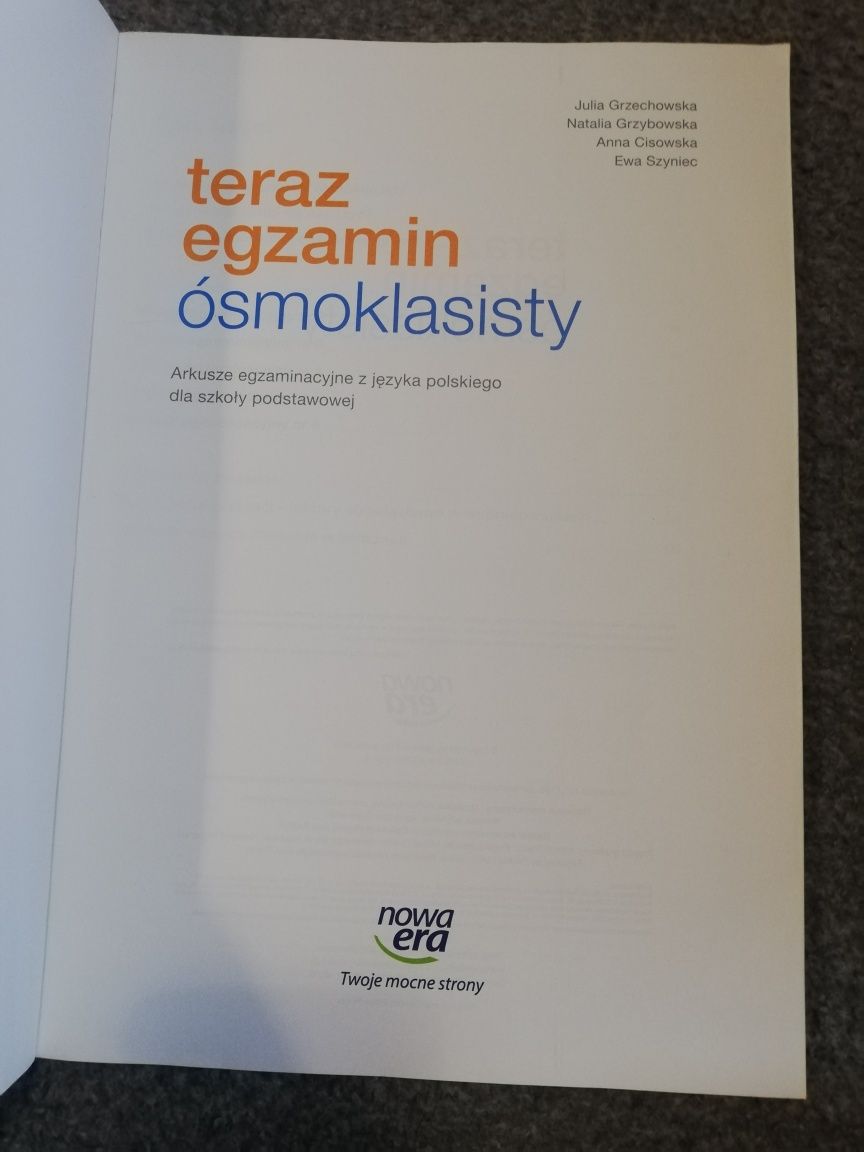 Teraz egzamin ósmoklasisty język Polski zestaw