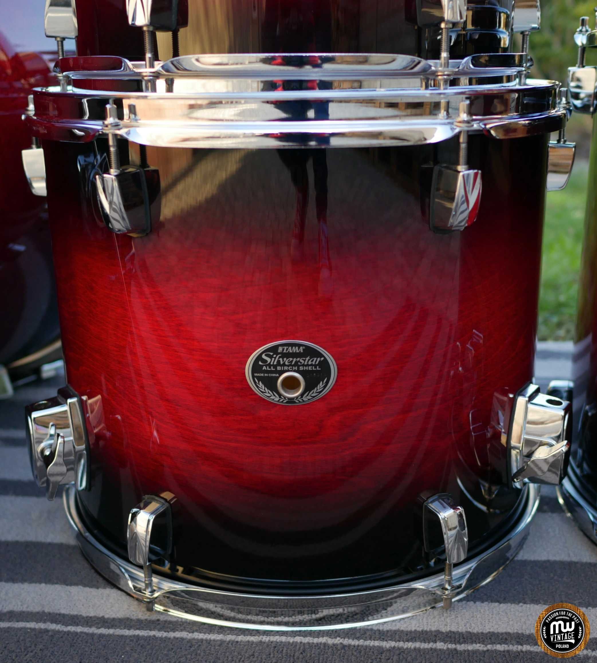 Perkusja Tama Silverstar Custom 22”, 10”, 12", 14", 16" Red - Black ‼️