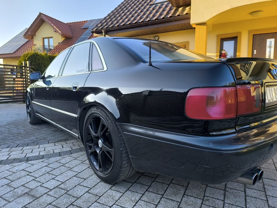 Audi S8 D2 1997r 340km Felgi 19 ABT jasna skóra Gwint wydech Fox