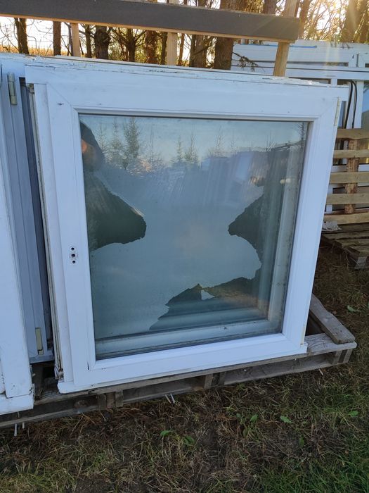 Okno pcv 104 x 108 używane 100 x 110