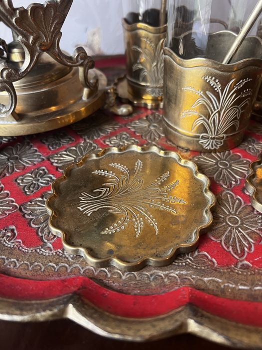 Zestaw do herbaty z samowarem