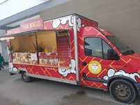 Renault Master II  Baza Food Truck kamper koniowóz sklep bar chińskie pierogi dim sum